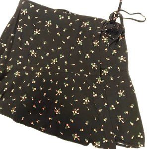 Urban Outfitters Gilly Ruffle Wrap Mini Skirt